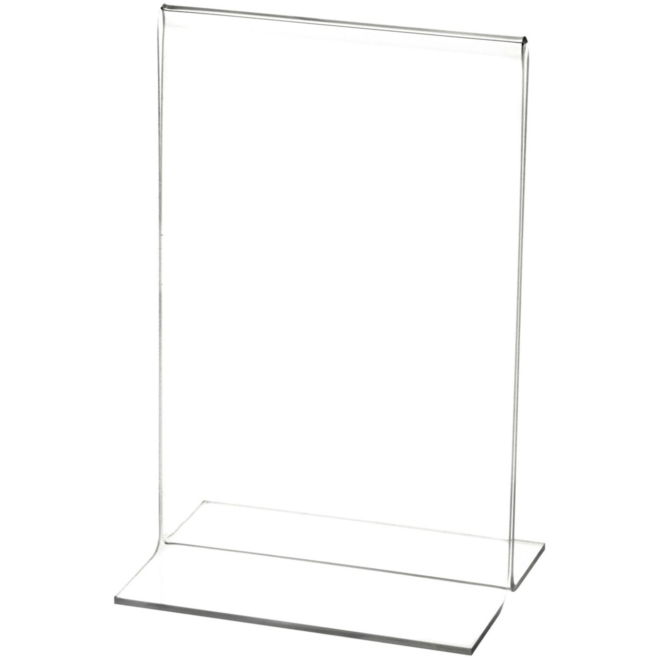 Plymor Clear Acrylic Sign Display / Literature Holder (Bottom-Load), 8" W x 10" H